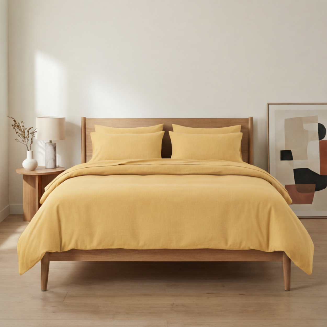 Harmony Tek Kişilik %100 Pamuk Nevresim  Takımı - Lastikli Çarşaflı