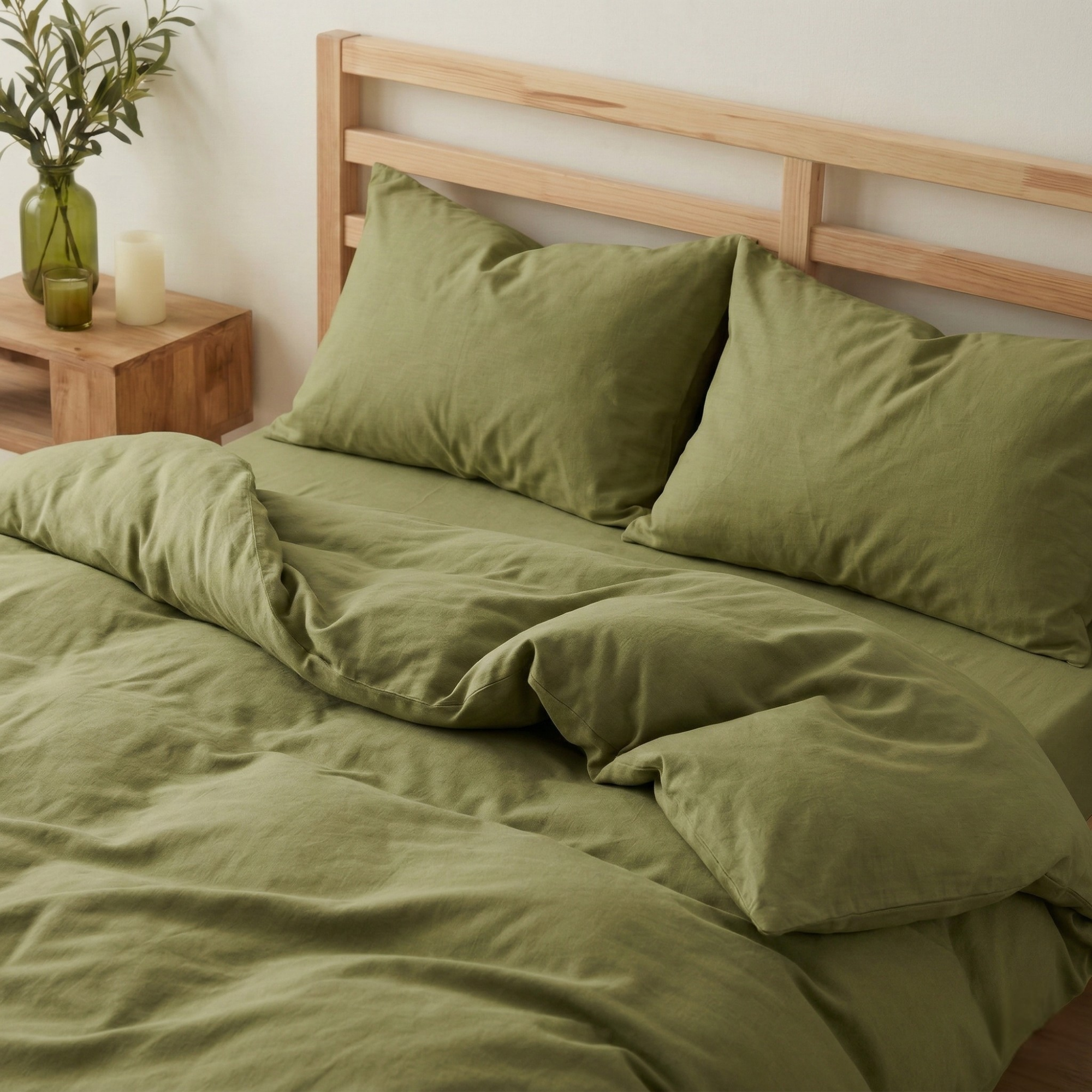 Nature Seri %100 Pamuk Tek Kişilik Nevresim Takımı - Lastikli Çarşaflı