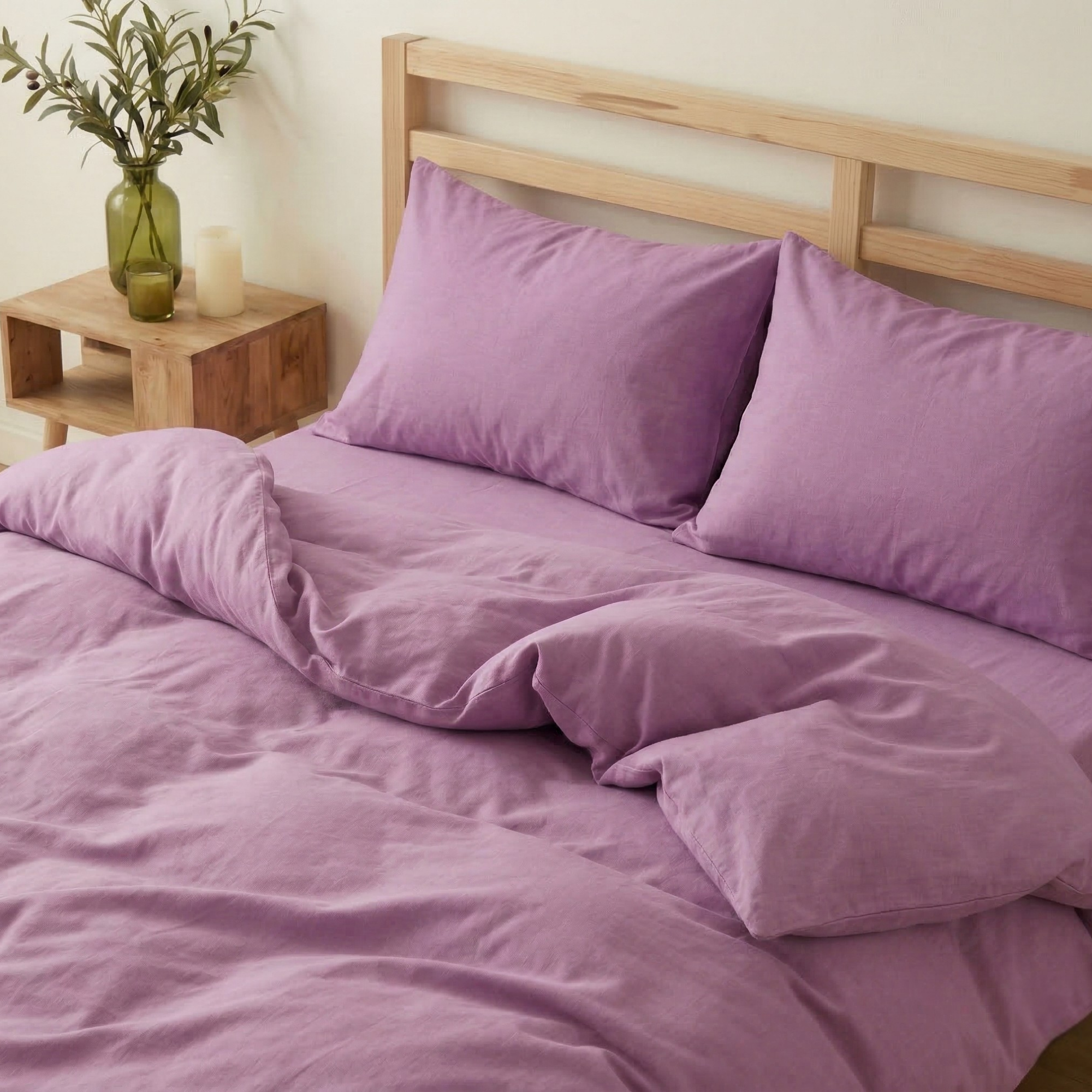 Pastel Seri %100 Pamuk Tek Kişilik Nevresim Takımı - Lastikli Çarşaflı