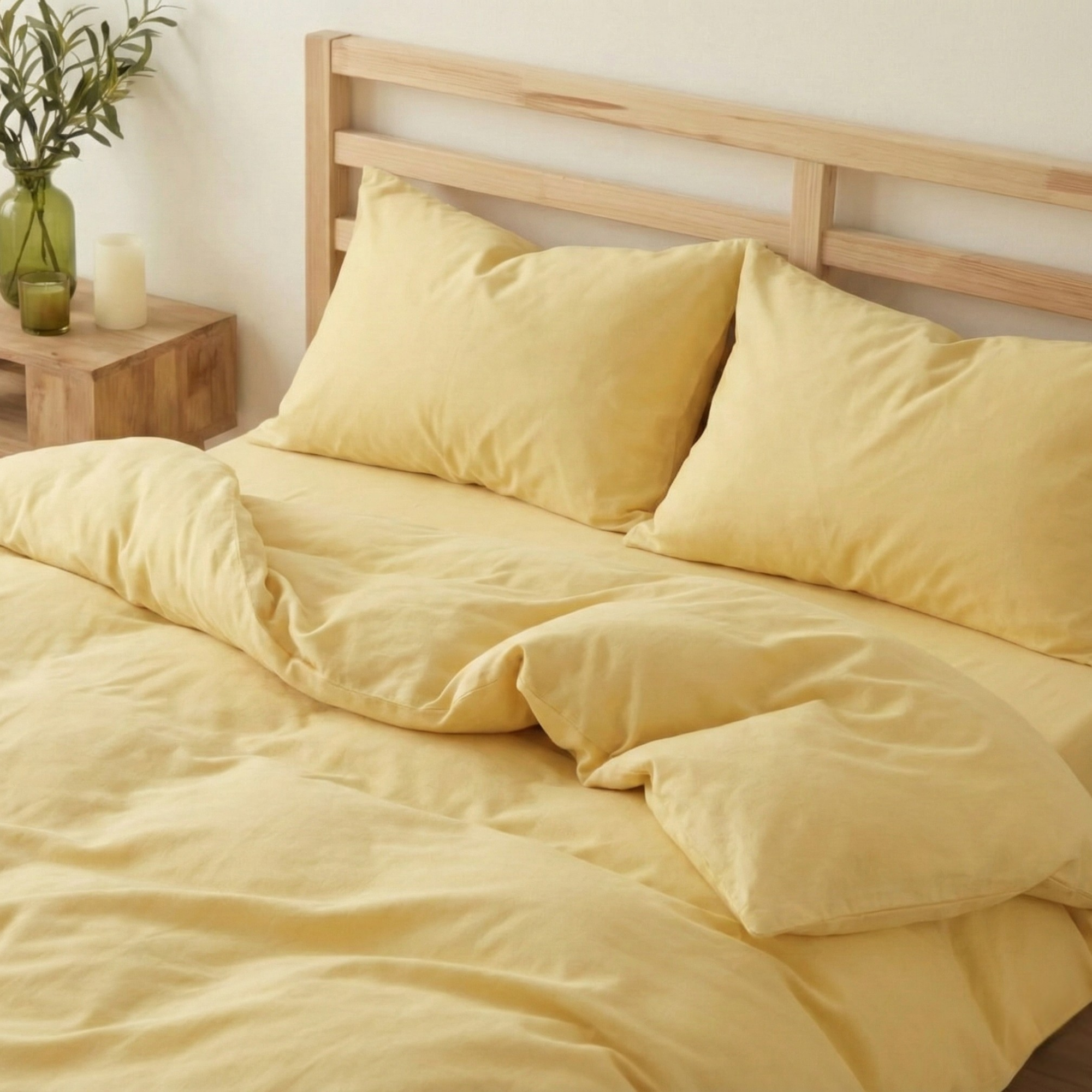 Nature Seri %100 Pamuk Tek Kişilik Nevresim Takımı - Lastikli Çarşaflı