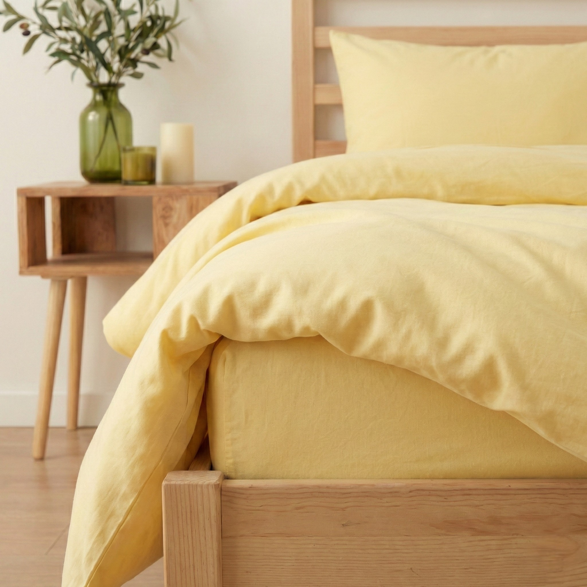 Nature Seri %100 Pamuk Tek Kişilik Nevresim Takımı - Lastikli Çarşaflı