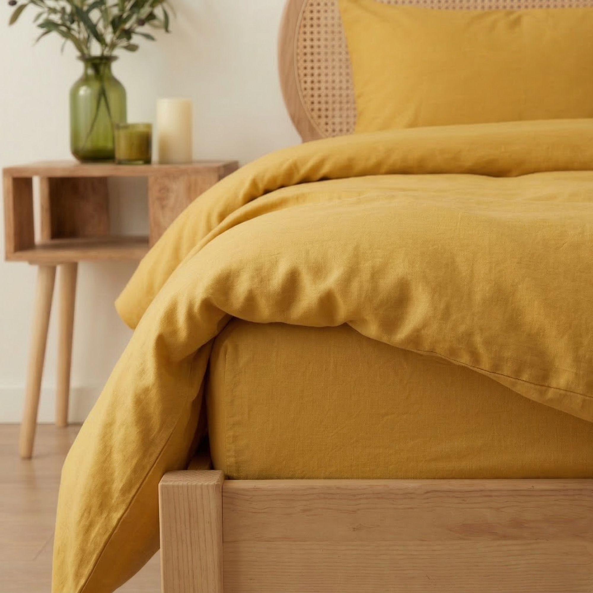 Nature Seri %100 Pamuk Tek Kişilik Nevresim Takımı - Lastikli Çarşaflı