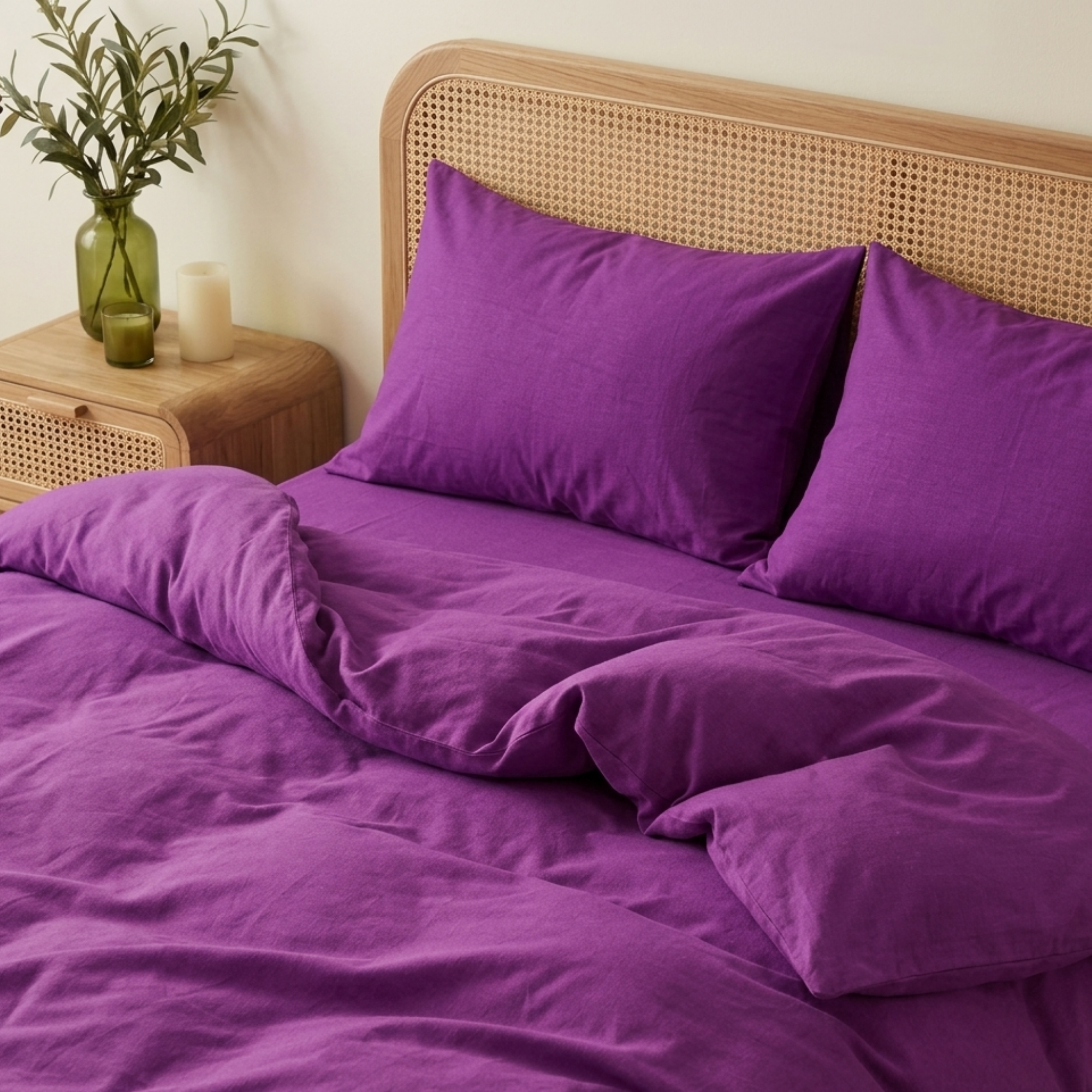 Premium Seri %100 Pamuk Tek Kişilik Nevresim Takımı - Lastikli Çarşaflı