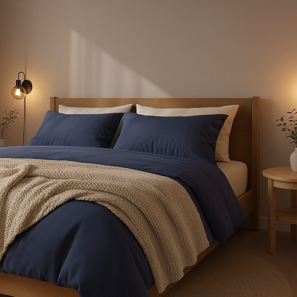 Harmony Çift Kişilik %100 Pamuk Nevresim  Takımı - Lastikli Çarşaflı