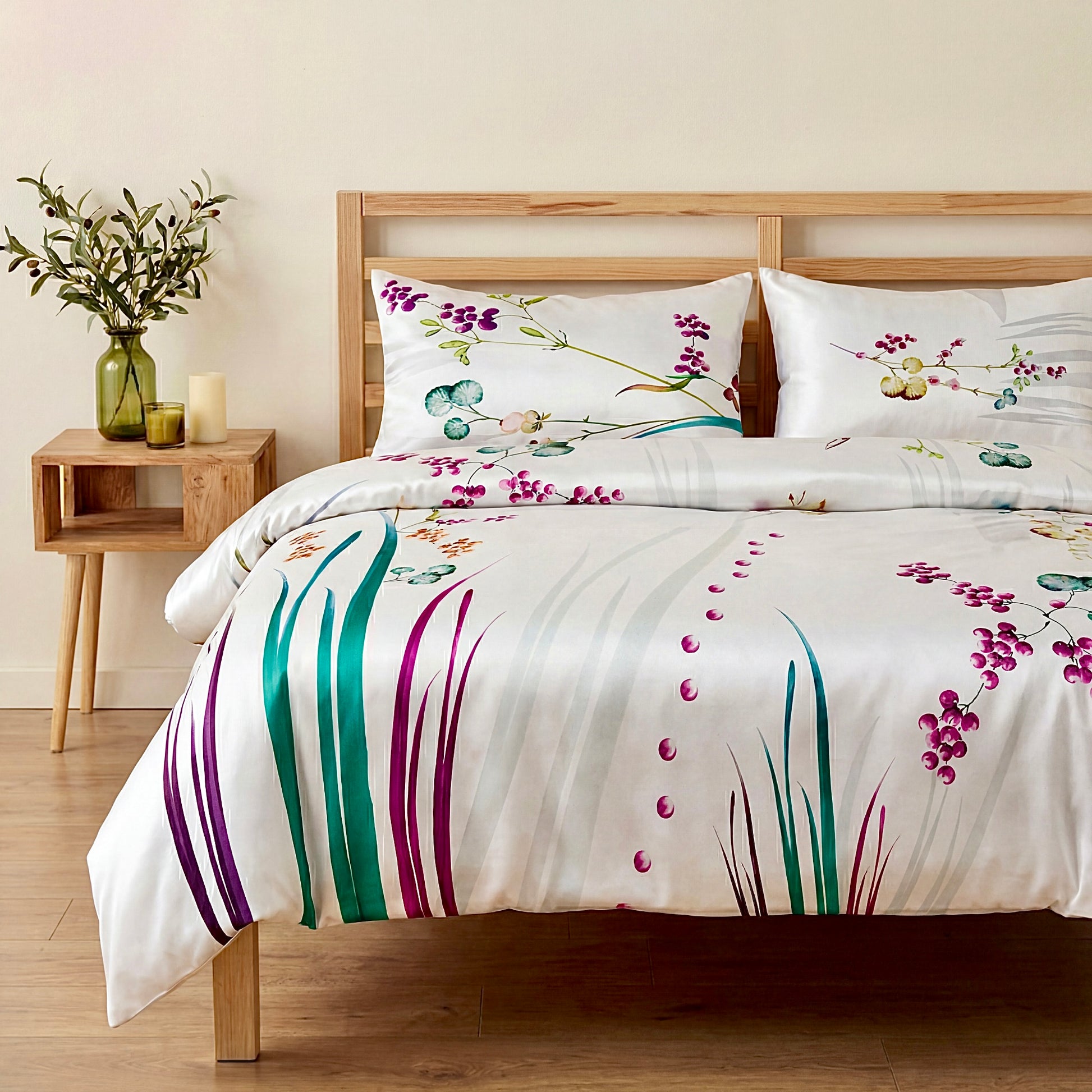 %100 Pamuk Saten Nevresim Takımı