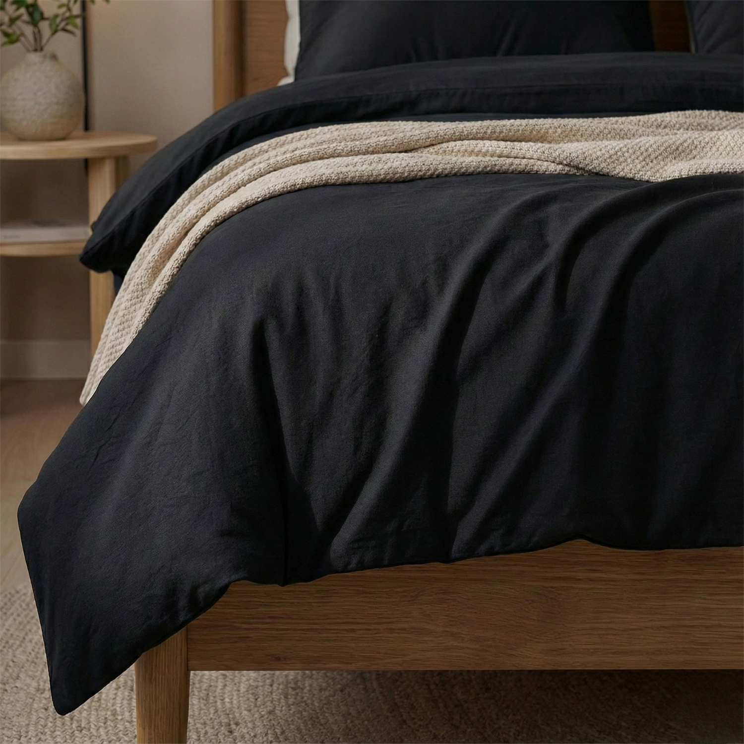 Harmony Çift Kişilik %100 Pamuk Nevresim  Takımı - Lastikli Çarşaflı