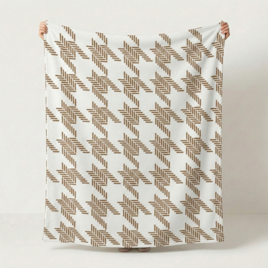 TV Battaniyesi – Yumuşak Koltuk Şalı & Diz Örtüsü | Geometrik Desen | 120x150 cm