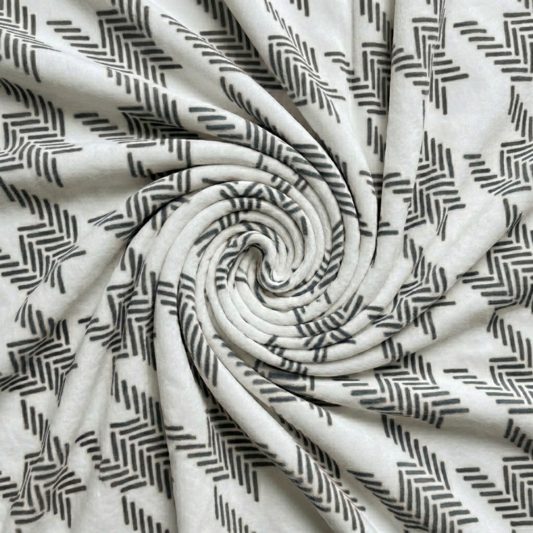 TV Battaniyesi – Yumuşak Koltuk Şalı & Diz Örtüsü | Geometrik Desen | 120x150 cm