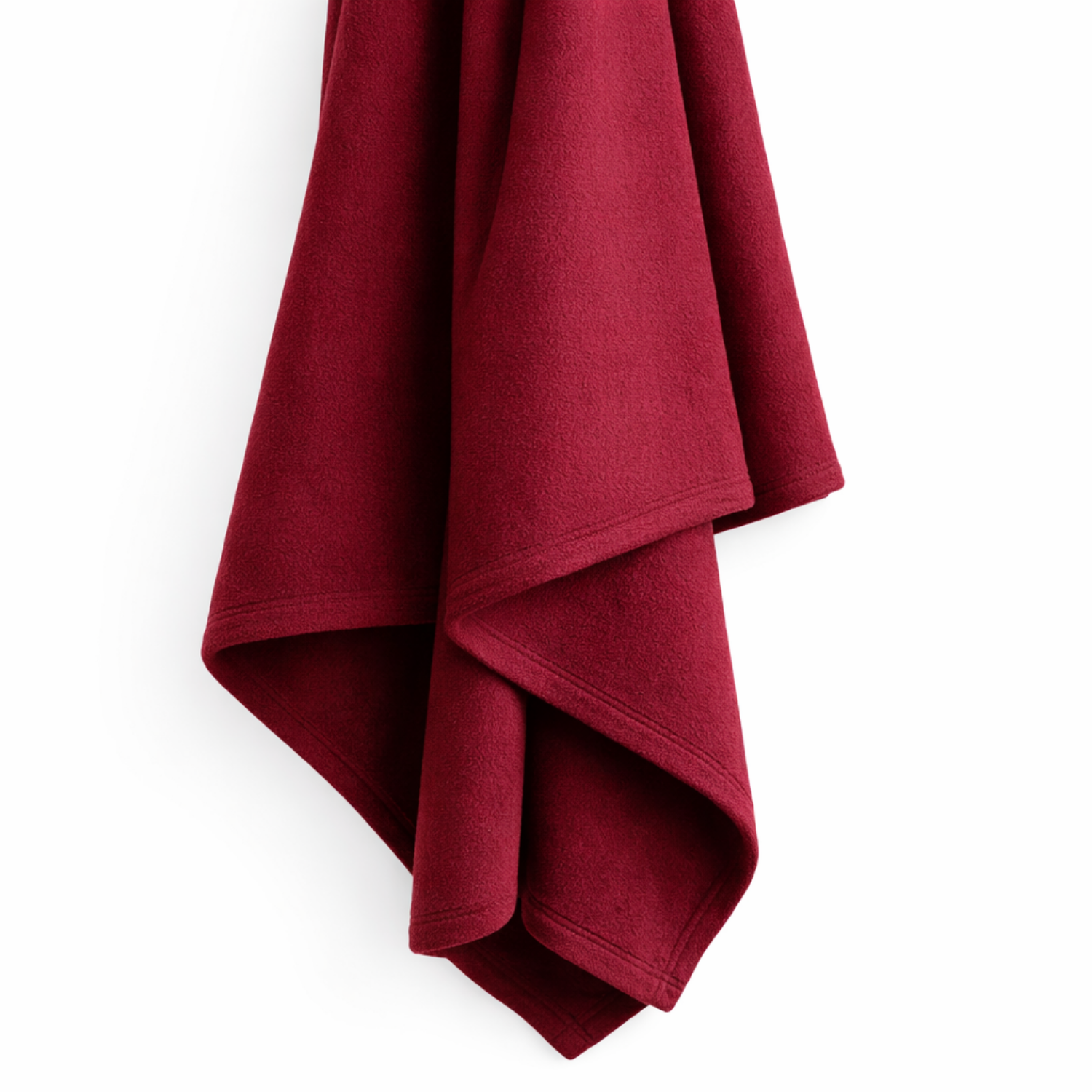 Kalın Dokuma Yün Koltuk Şalı & Tv Battaniyesi - 120x150cm - Kırmızı