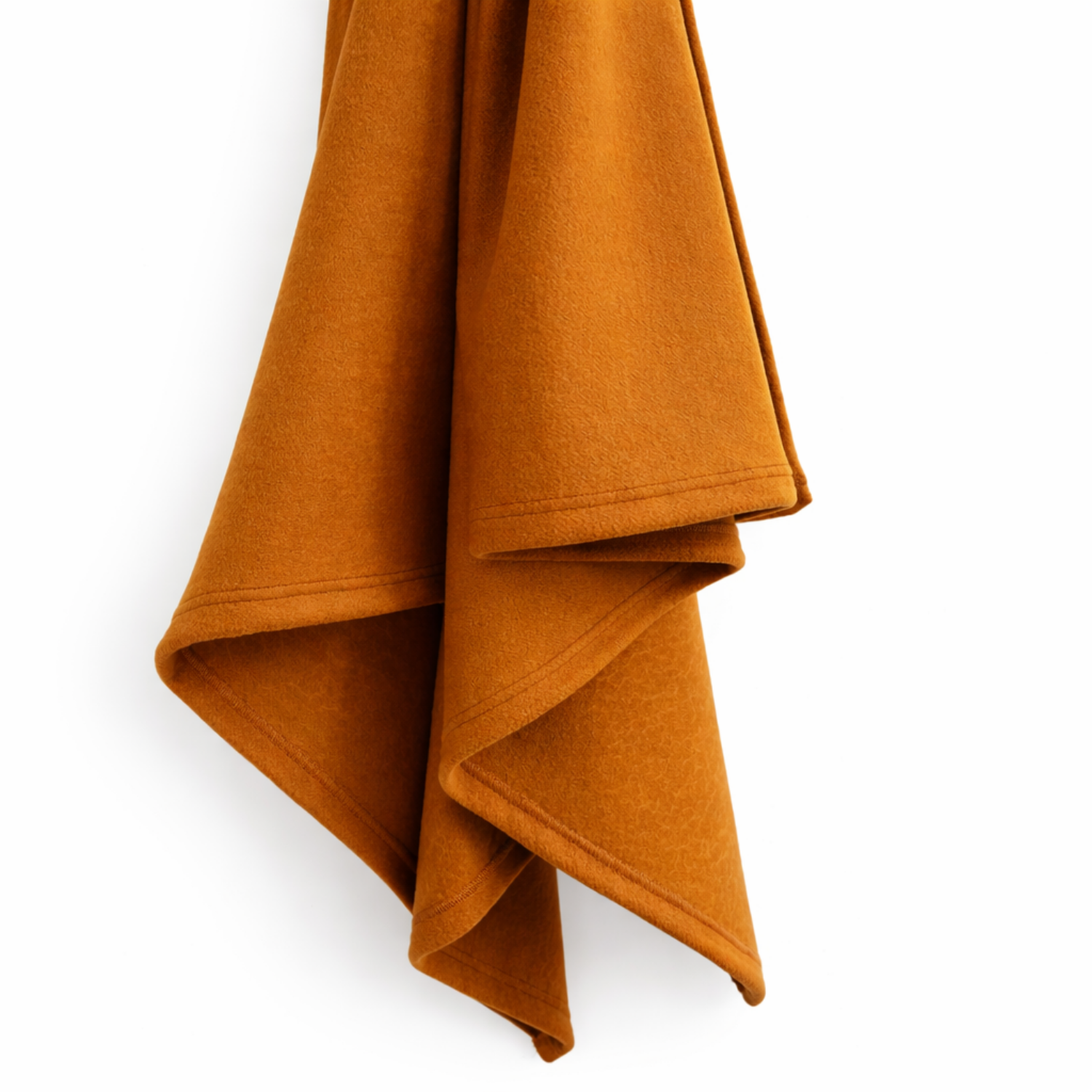 Kalın Dokuma Yün Koltuk Şalı & Tv Battaniyesi - 120x150cm - Hardal