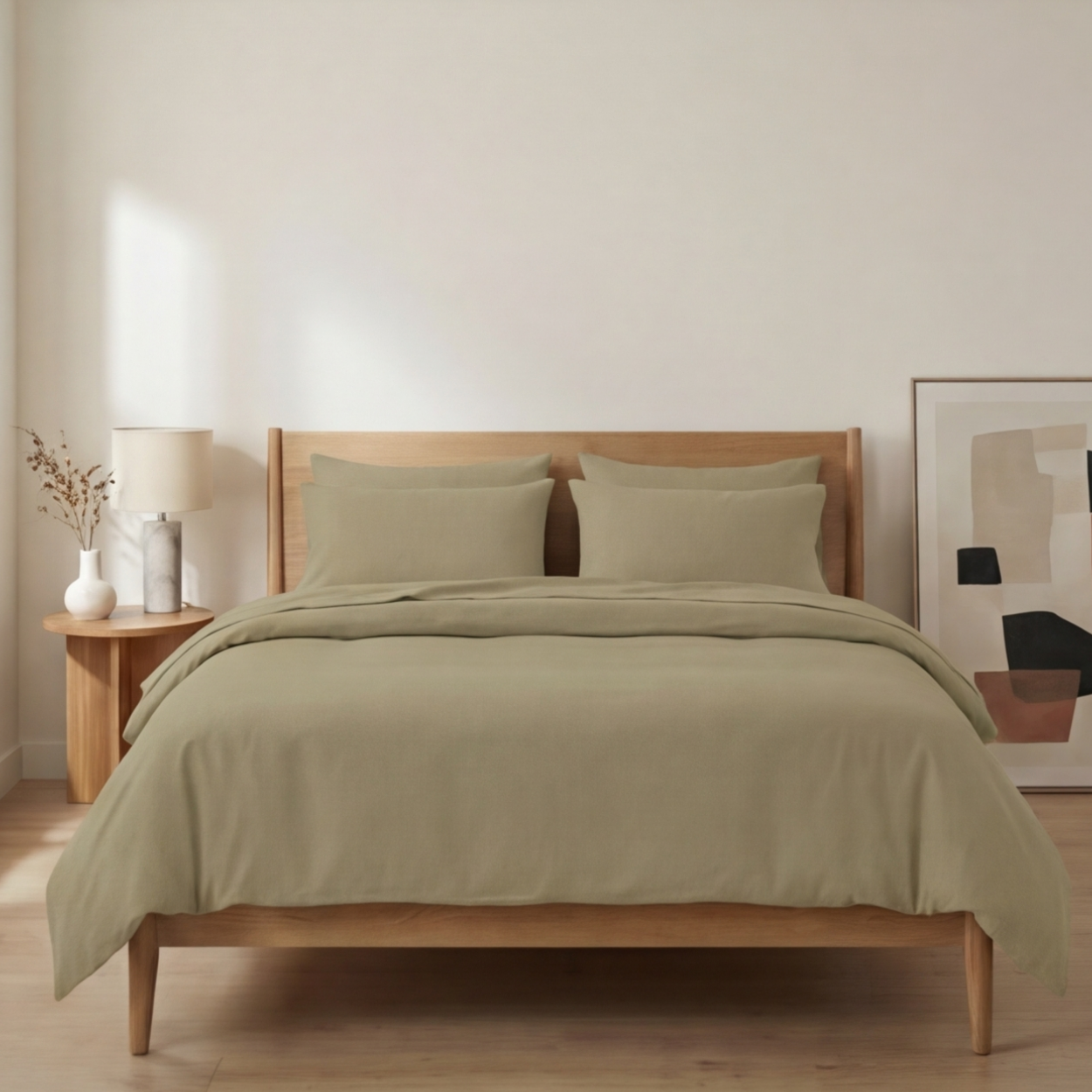 Harmony Çift Kişilik %100 Pamuk Nevresim  Takımı - Lastikli Çarşaflı