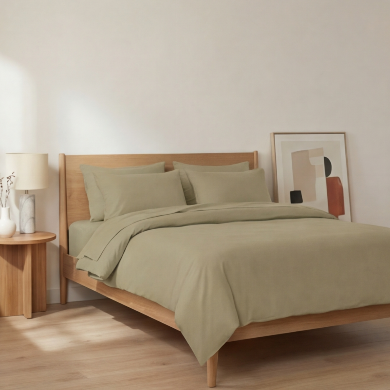 Harmony Tek Kişilik %100 Pamuk Nevresim  Takımı - Lastikli Çarşaflı