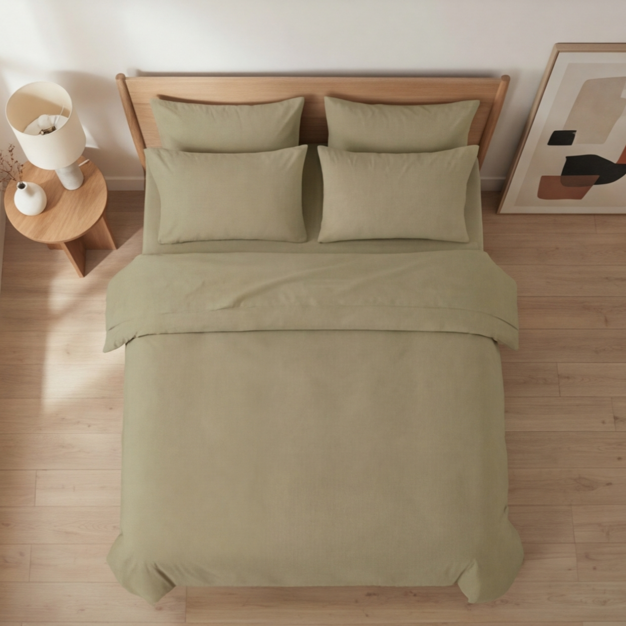 Harmony Tek Kişilik %100 Pamuk Nevresim  Takımı - Lastikli Çarşaflı